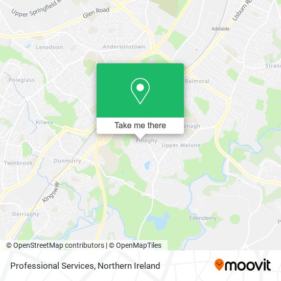 Professional Services map