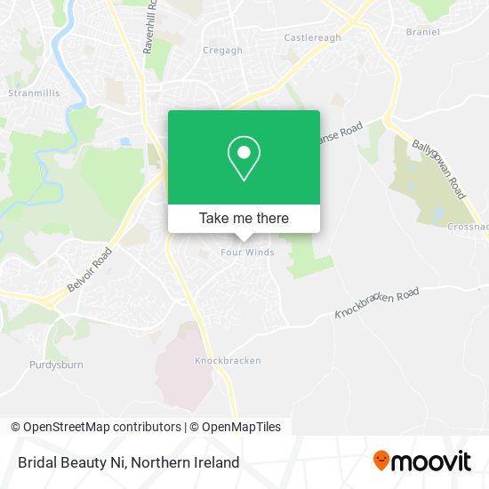 Bridal Beauty Ni map