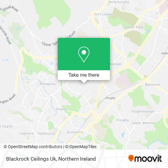 Blackrock Ceilings Uk map