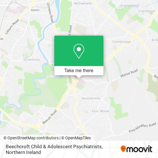 Beechcroft Child & Adolescent Psychiatrists map