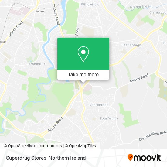 Superdrug Stores map
