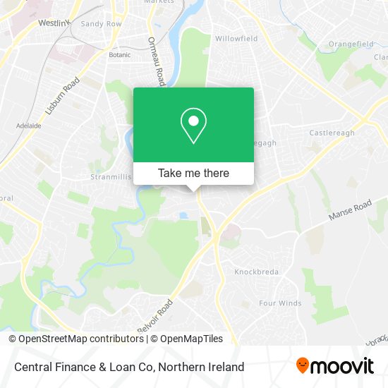 Central Finance & Loan Co map