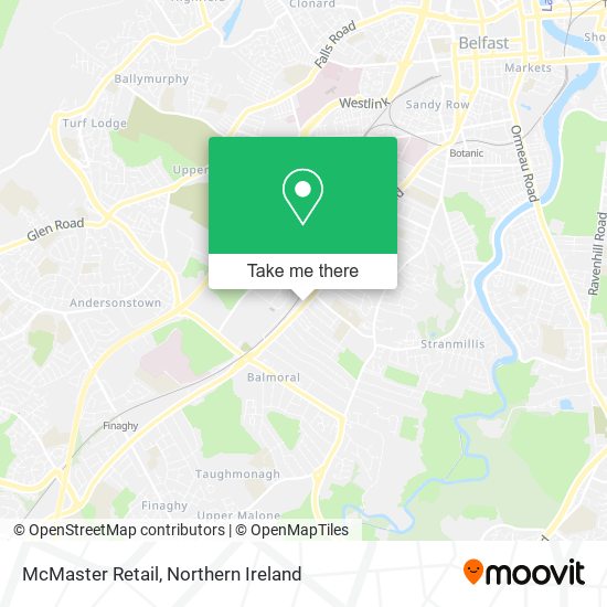 McMaster Retail map