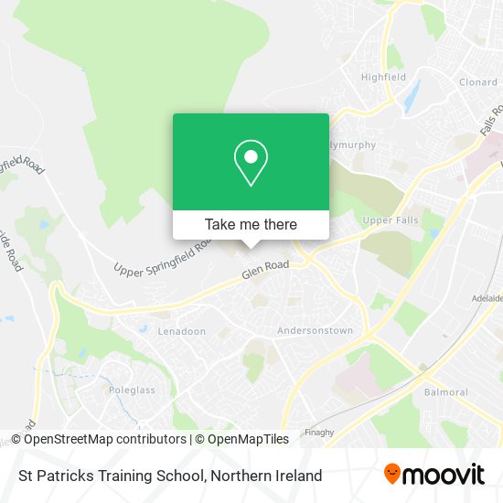 St Patricks Training School map