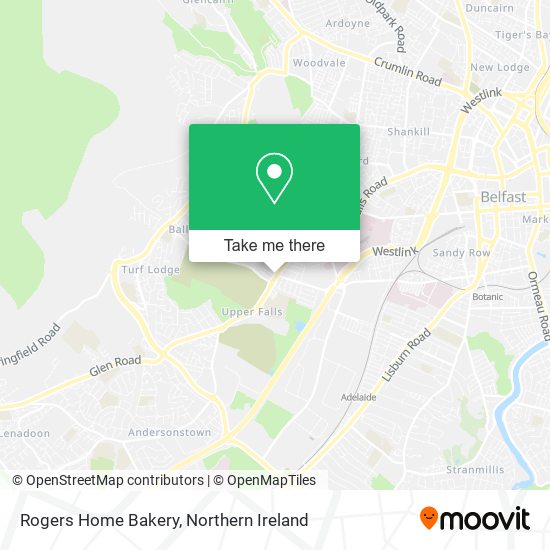 Rogers Home Bakery map