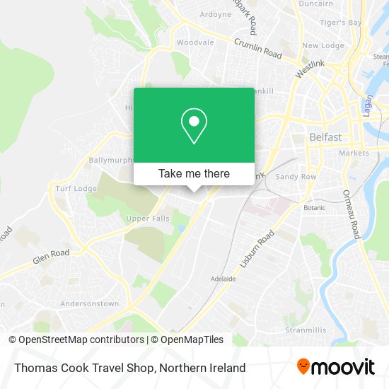 Thomas Cook Travel Shop map