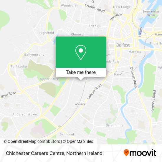 Chichester Careers Centre map
