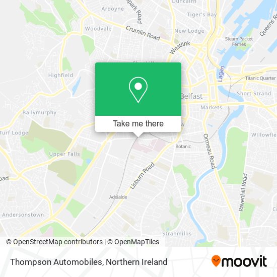 Thompson Automobiles map
