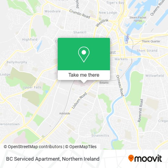 BC Serviced Apartment map