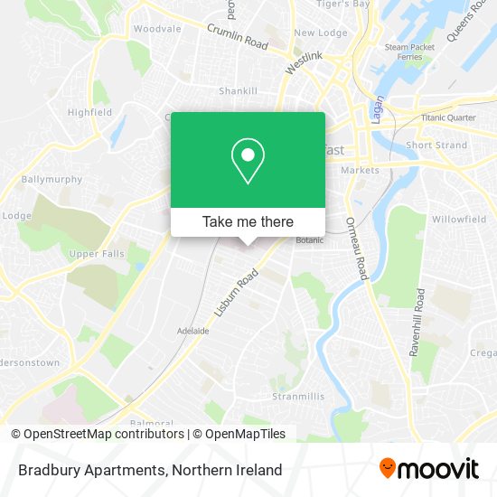 Bradbury Apartments map