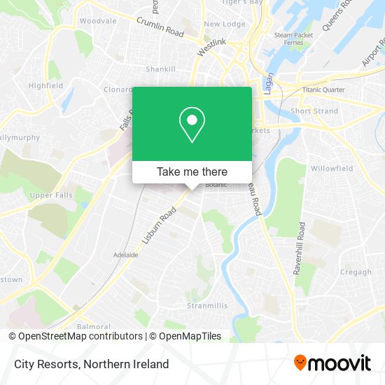 City Resorts map