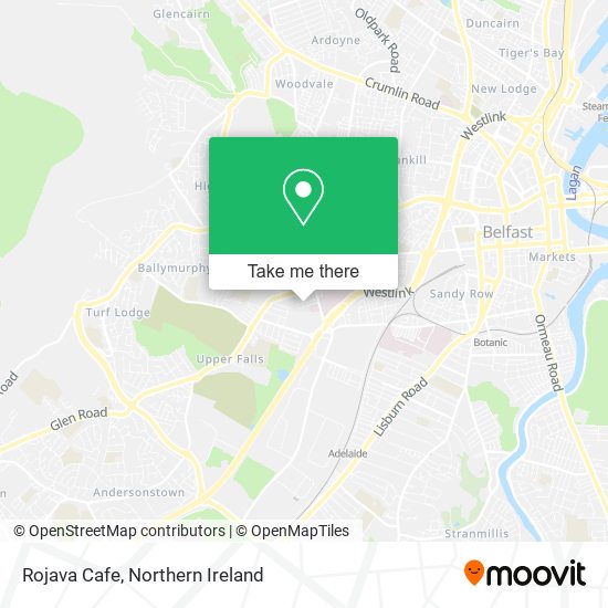 Rojava Cafe map