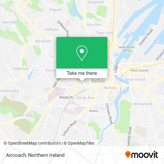 Aircoach map