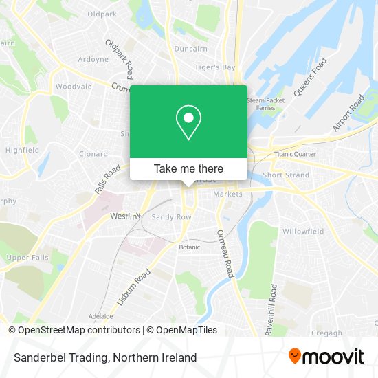 Sanderbel Trading map
