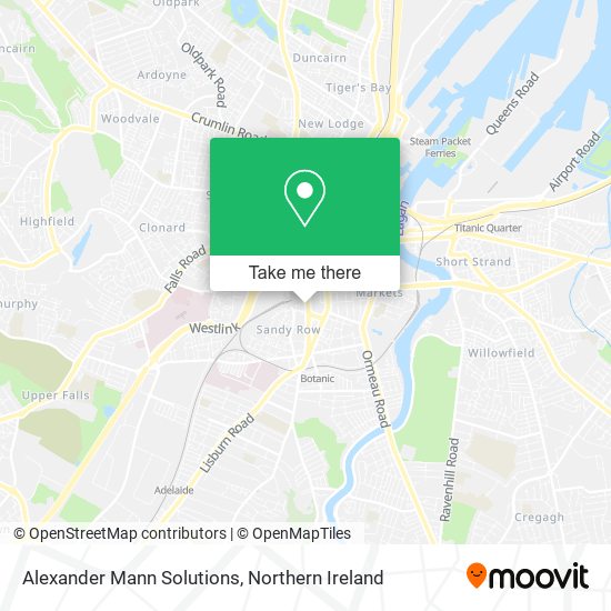 Alexander Mann Solutions map