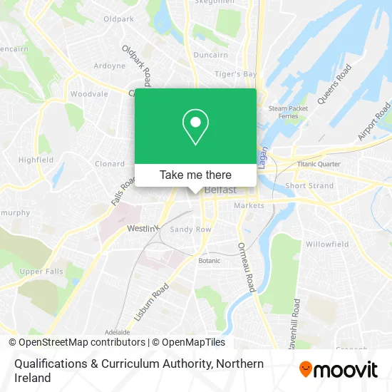 Qualifications & Curriculum Authority map