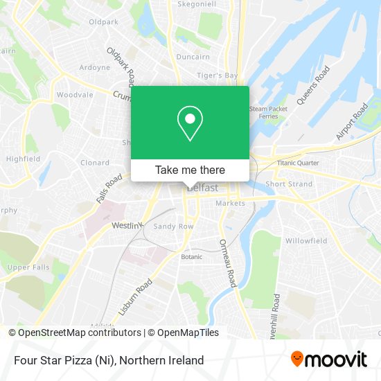 Four Star Pizza (Ni) map