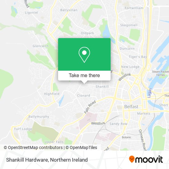 Shankill Hardware map