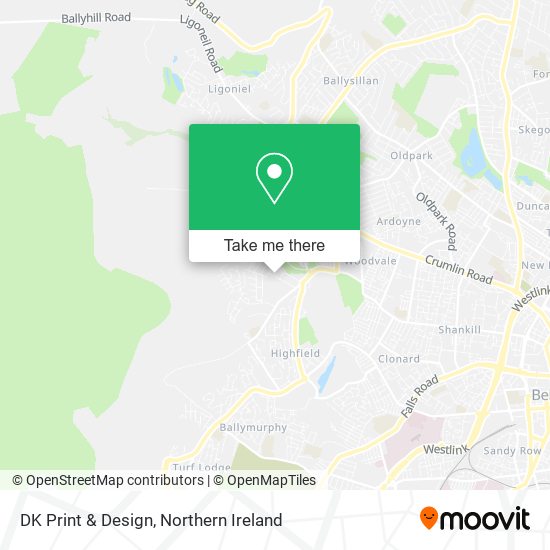 DK Print & Design map