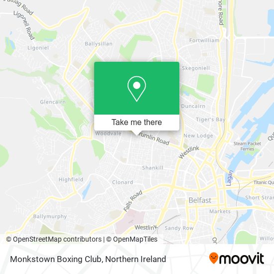 Monkstown Boxing Club map