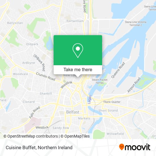 Cuisine Buffet map