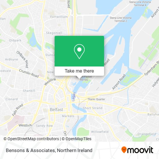 Bensons & Associates map