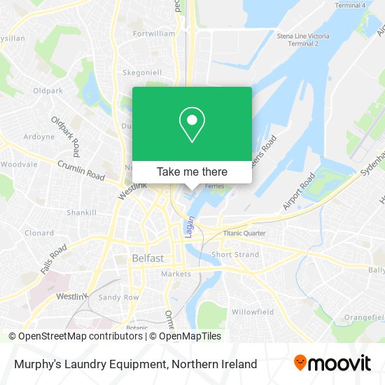 Murphy's Laundry Equipment map