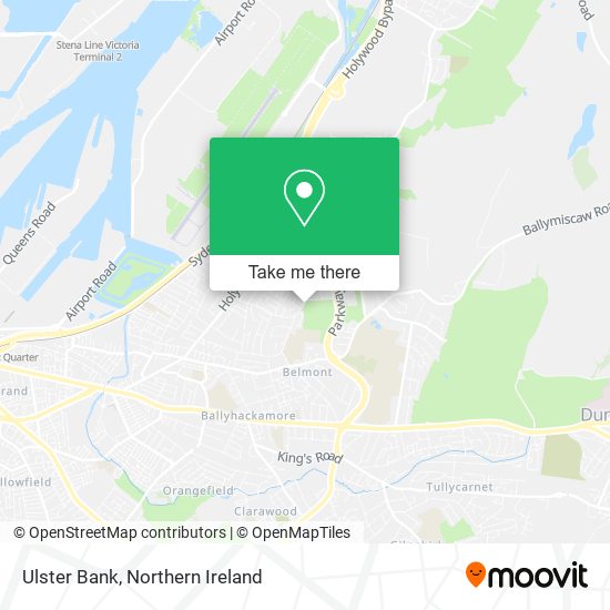 Ulster Bank map