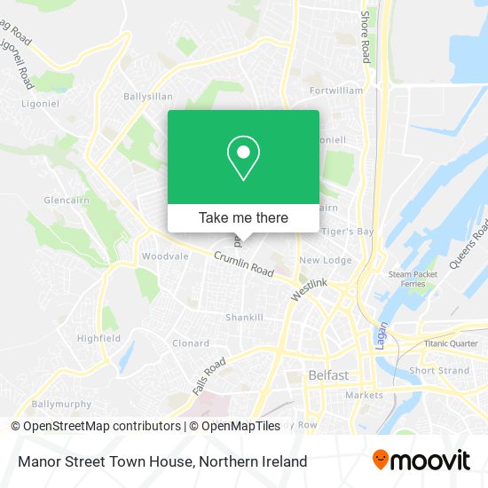 Manor Street Town House map