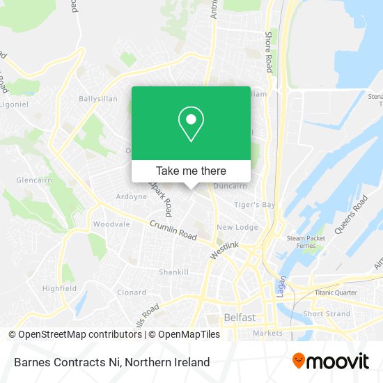 Barnes Contracts Ni map