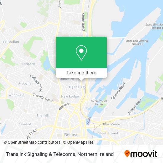 Translink Signaling & Telecoms map