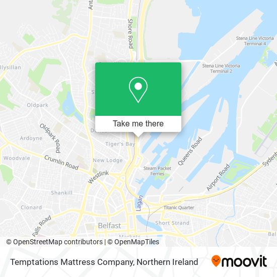 Temptations Mattress Company map