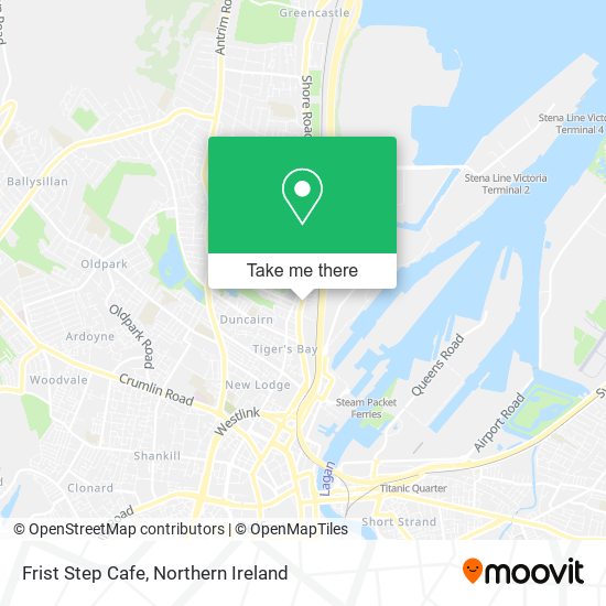 Frist Step Cafe map