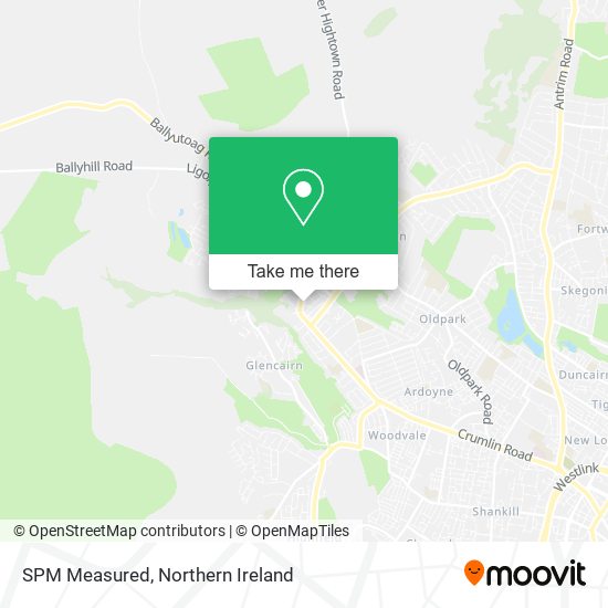 SPM Measured map