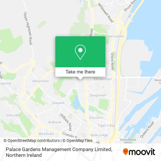 Palace Gardens Management Company Limited map