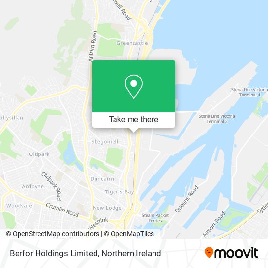Berfor Holdings Limited map