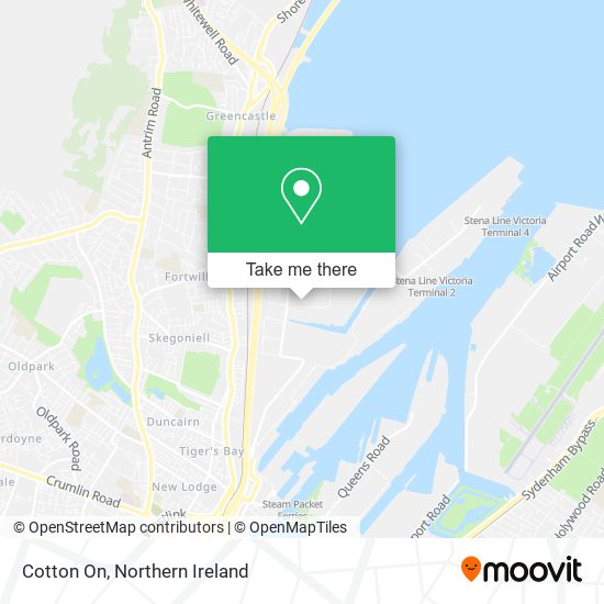Cotton On map