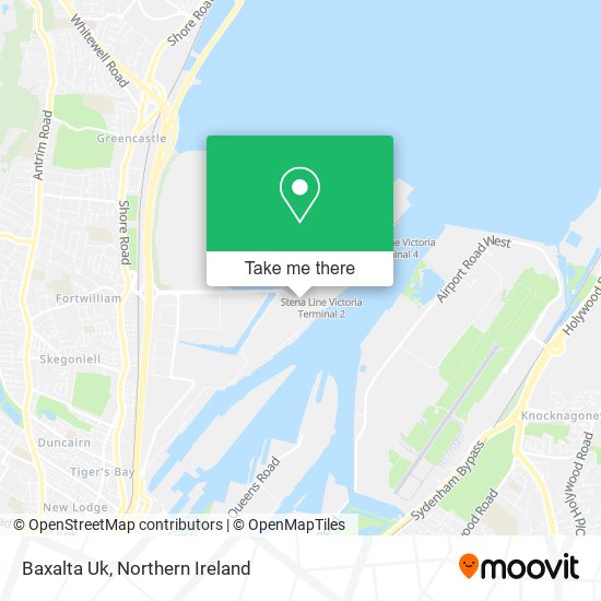 Baxalta Uk map