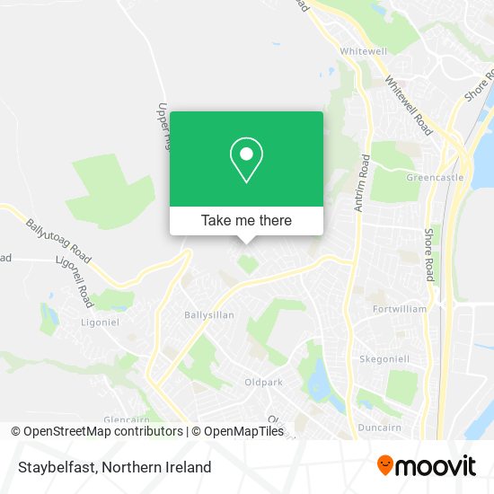 Staybelfast map