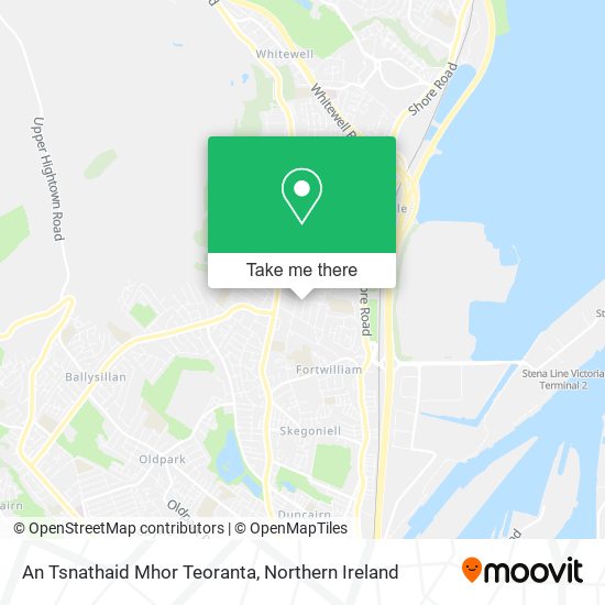 An Tsnathaid Mhor Teoranta map