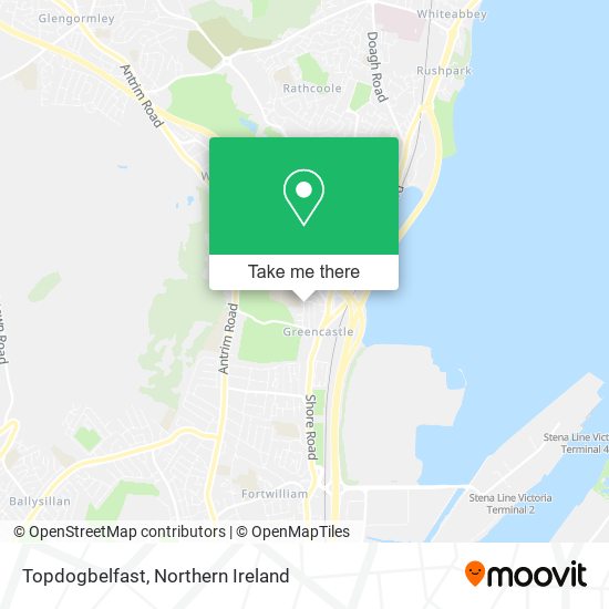 Topdogbelfast map