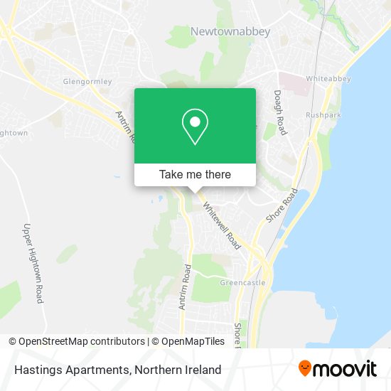 Hastings Apartments map