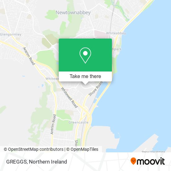GREGGS map