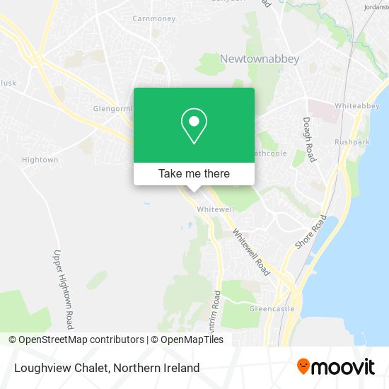 Loughview Chalet map
