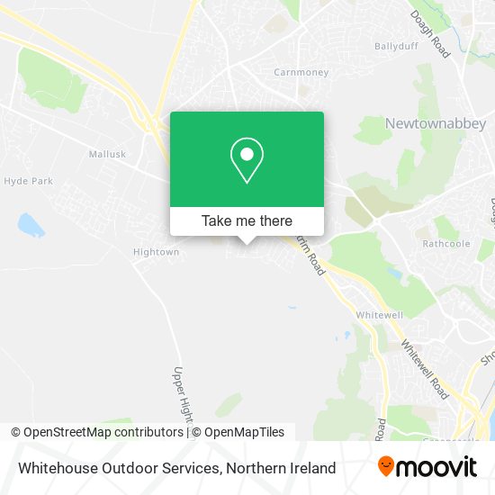 Whitehouse Outdoor Services map