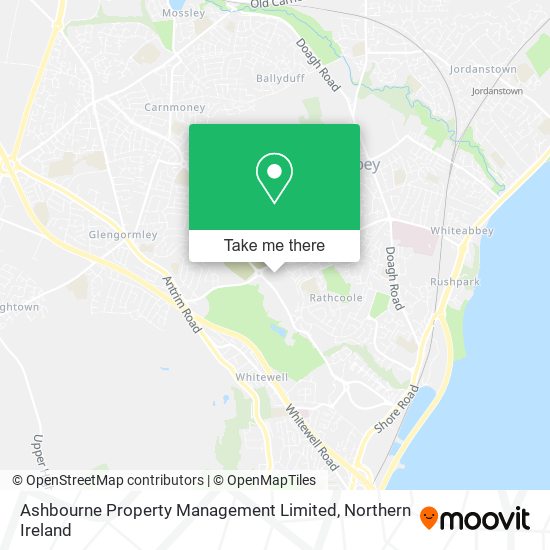 Ashbourne Property Management Limited map