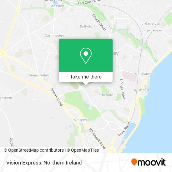 Vision Express map