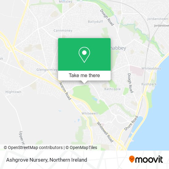 Ashgrove Nursery map
