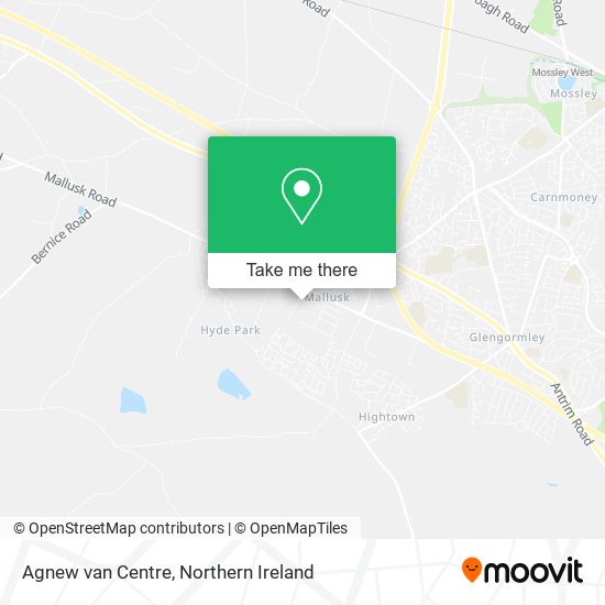 Agnew van Centre map