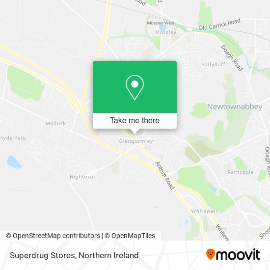 Superdrug Stores map